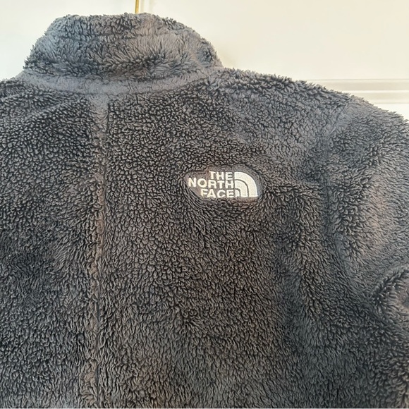 The North Face Girls Gray Fleece Full Zip Jacket Size M (10) - Picture 7 of 13